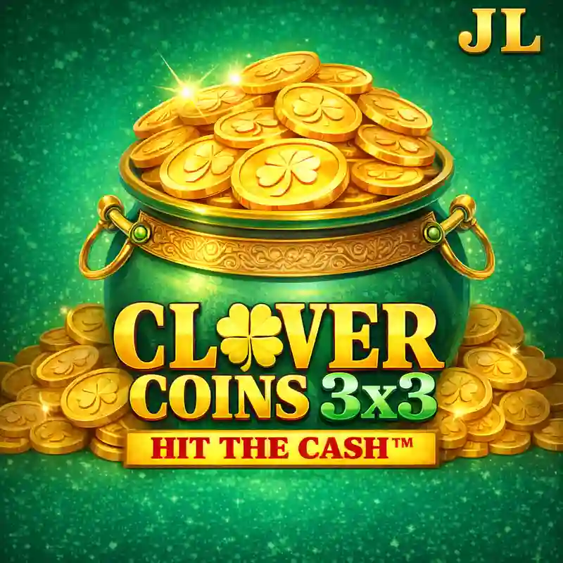 Clover Coins 3x3 Slot Game Interface